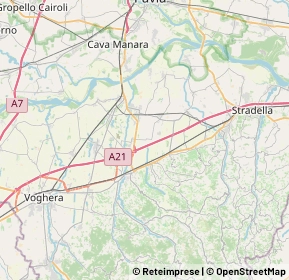 Mappa 27042 Casatisma PV, Italia (7.3365)