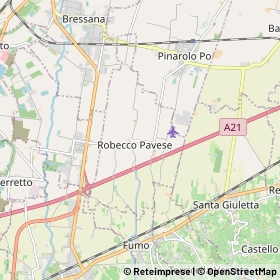 Mappa Robecco Pavese