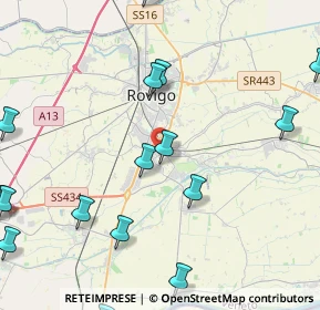 Mappa Viale dell'Artigianato, 45100 Rovigo RO, Italia (5.8425)