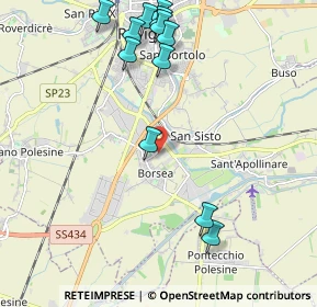 Mappa Viale dell'Artigianato, 45100 Rovigo RO, Italia (2.425)