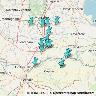 Mappa Viale Don L. Milani, 45100 Rovigo RO, Italia (11.3375)
