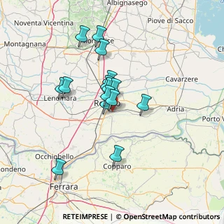 Mappa Viale Don L. Milani, 45100 Rovigo RO, Italia (11.40733)