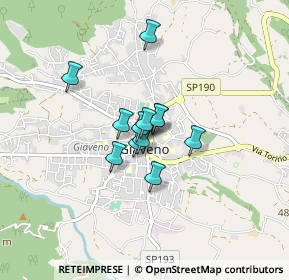 Mappa Via XX Settembre, 10094 Giaveno TO, Italia (0.47833)