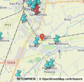 Mappa Via S. Sisto, 45100 Rovigo RO, Italia (2.86333)