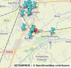 Mappa Via S. Sisto, 45100 Rovigo RO, Italia (2.01615)