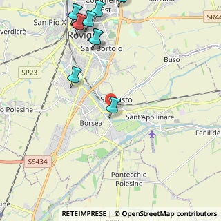 Mappa Via S. Sisto, 45100 Rovigo RO, Italia (2.85545)
