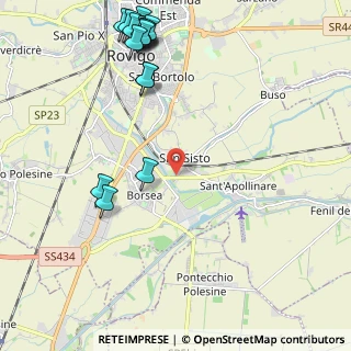 Mappa Via S. Sisto, 45100 Rovigo RO, Italia (2.8325)