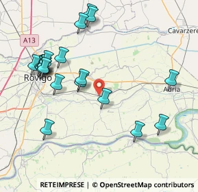 Mappa Viale Eridania, 45010 Ceregnano RO, Italia (8.9125)