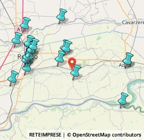 Mappa Viale Eridania, 45010 Ceregnano RO, Italia (9.5105)