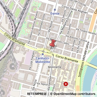 Mappa Via Madama Cristina, 142, 10126 Torino, Torino (Piemonte)