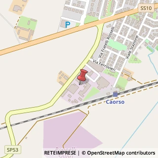 Mappa Via Giuseppe Ungaretti, 72, 29012 Caorso, Piacenza (Emilia Romagna)