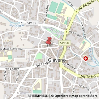 Mappa Piazza Sclopis, 8, 10094 Giaveno, Torino (Piemonte)