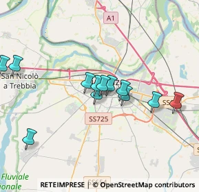 Mappa Via Camillo Piatti, 29122 Piacenza PC, Italia (3.25333)