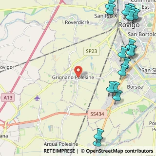 Mappa Via Giotto, 45100 Grignano Polesine RO, Italia (3.398)