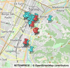 Mappa Via Giovanni Antonio Amadeo, 10133 Torino TO, Italia (1.408)