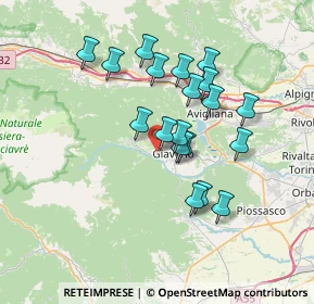 Mappa Via Sestriere, 10094 Giaveno TO, Italia (6.17)