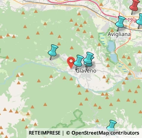 Mappa Via Sestriere, 10094 Giaveno TO, Italia (6.27385)