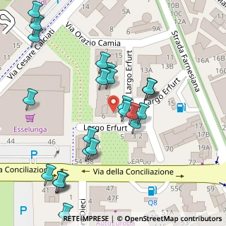 Mappa Piazzale Erfurt, 29122 Piacenza PC, Italia (0.05)