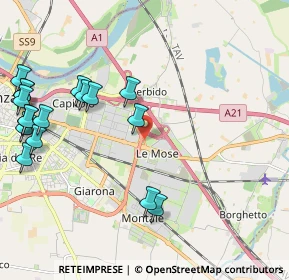 Mappa Strada Caorsana, 29122 Piacenza PC, Italia (2.64529)