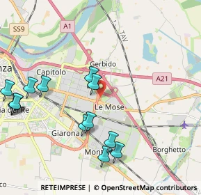 Mappa Strada Caorsana, 29122 Piacenza PC, Italia (2.40231)