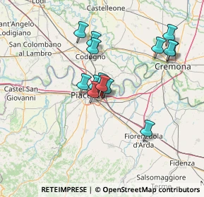 Mappa Strada Caorsana, 29122 Piacenza PC, Italia (12.20286)
