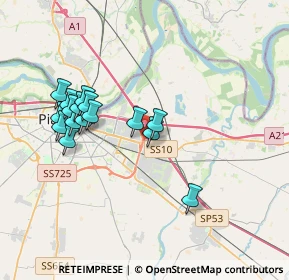 Mappa Strada Caorsana, 29122 Piacenza PC, Italia (3.48563)