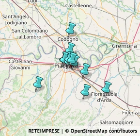Mappa Via Luigi Pennazzi, 29122 Piacenza PC, Italia (7.56583)