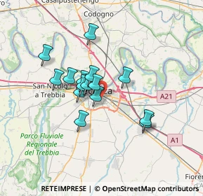 Mappa Via Giuseppe Cortesi, 29122 Piacenza PC, Italia (5.19)