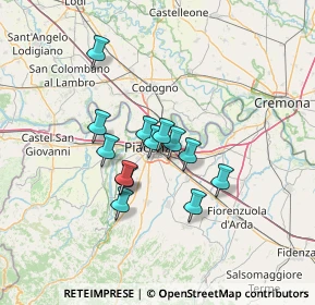 Mappa Via Giuseppe Cortesi, 29122 Piacenza PC, Italia (9.91692)