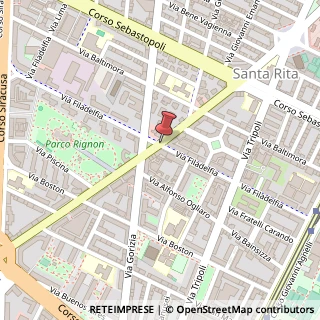 Mappa Via Filadelfia,  169, 10137 Torino, Torino (Piemonte)