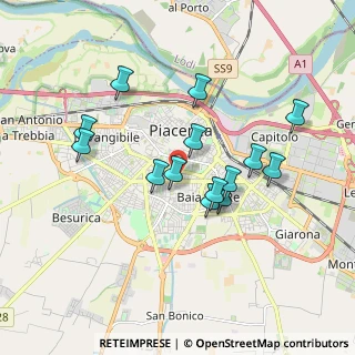 Mappa 29100 Piacenza PC, Italia (1.61571)