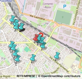 Mappa Via Francesco Stevani, 29122 Piacenza PC, Italia (0.5415)