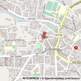 Mappa Piazza Sclopis,  6, 10094 Giaveno, Torino (Piemonte)