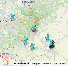 Mappa Via Biscaretti, 10025 Pino Torinese TO, Italia (4.36364)