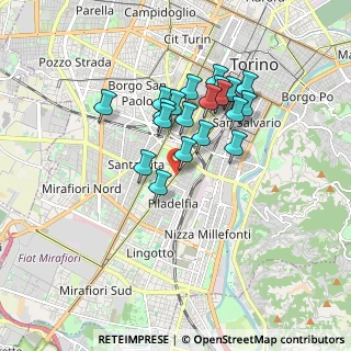 Mappa , 10134 Torino TO, Italia (1.4515)