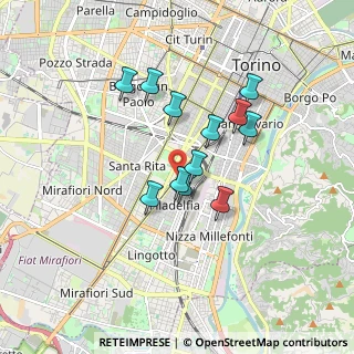 Mappa , 10134 Torino TO, Italia (1.38917)