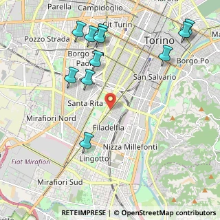 Mappa , 10134 Torino TO, Italia (2.53273)