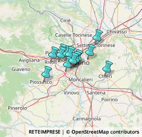 Mappa Via Castelgomberto, 10100 Torino TO, Italia (6.71077)