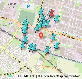 Mappa Via Piemonte, 29122 Piacenza PC, Italia (0.405)