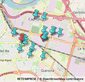 Mappa Via Piemonte, 29122 Piacenza PC, Italia (0.759)