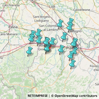 Mappa Strada Provinciale, 29010 Borgonovo Val Tidone PC, Italia (11.9545)
