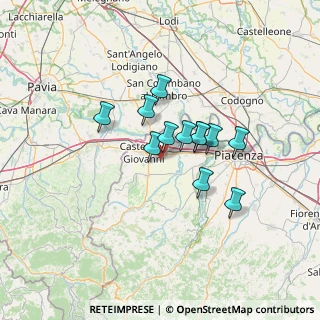 Mappa Strada Provinciale, 29010 Sarmato PC, Italia (9.64417)