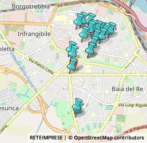 Mappa Via Giuseppe Poggi, 29122 Piacenza PC, Italia (0.878)