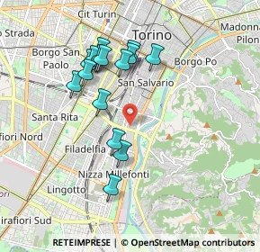 Mappa , 10126 Torino TO, Italia (1.72933)