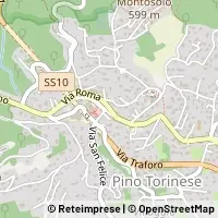 Karte Pino Torinese