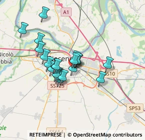 Mappa Via Ferdinando Quaglia, 29122 Piacenza PC, Italia (2.5925)