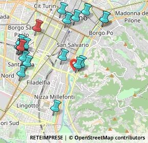 Mappa Viale Dogali, 10133 Torino TO, Italia (2.4515)