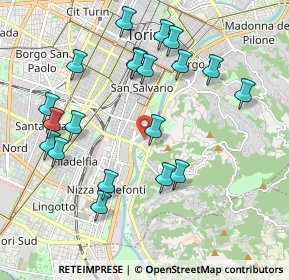 Mappa Viale Dogali, 10133 Torino TO, Italia (2.111)