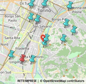 Mappa Viale Dogali, 10133 Torino TO, Italia (2.28462)