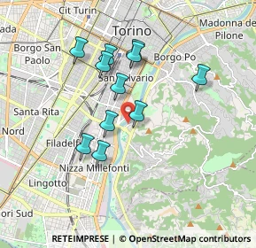 Mappa Viale Dogali, 10133 Torino TO, Italia (1.53091)